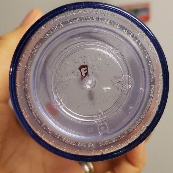 starbucks 2012 Holiday Christmas Sparkly Straw 12 oz cold cup fox - Picture 4 of 4